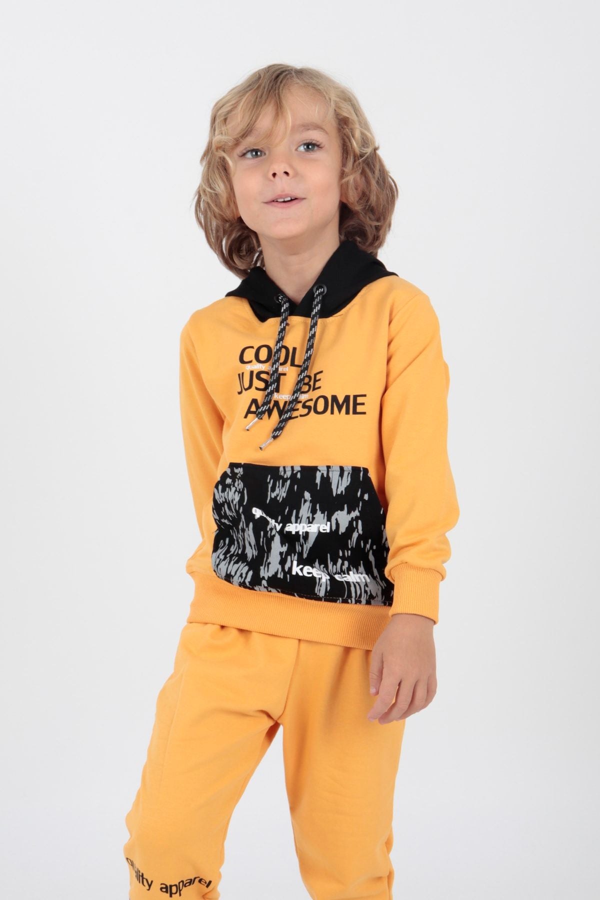 AHENK KİDS AK15015 MEN'S COOL PRINTED TRACKSUIT SET