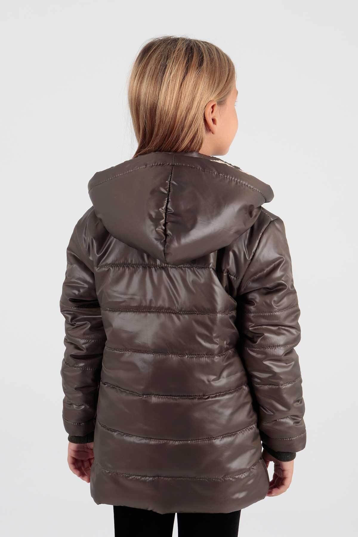 Girl's Coat with Welsoft Inside Girl's Coat Ak2236