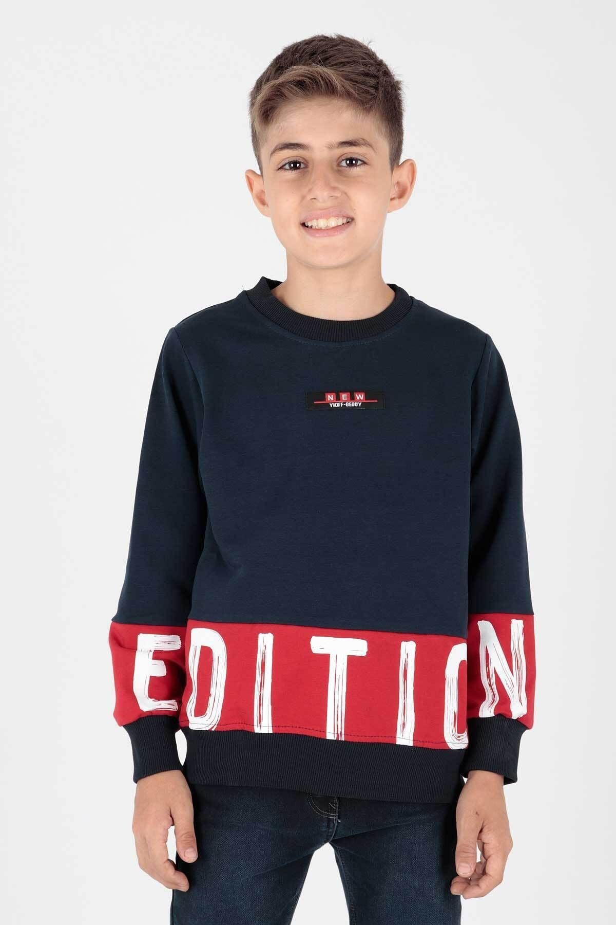 AHENK KİDS AK15121 MEN'S EDITION PRINTED SWEAT