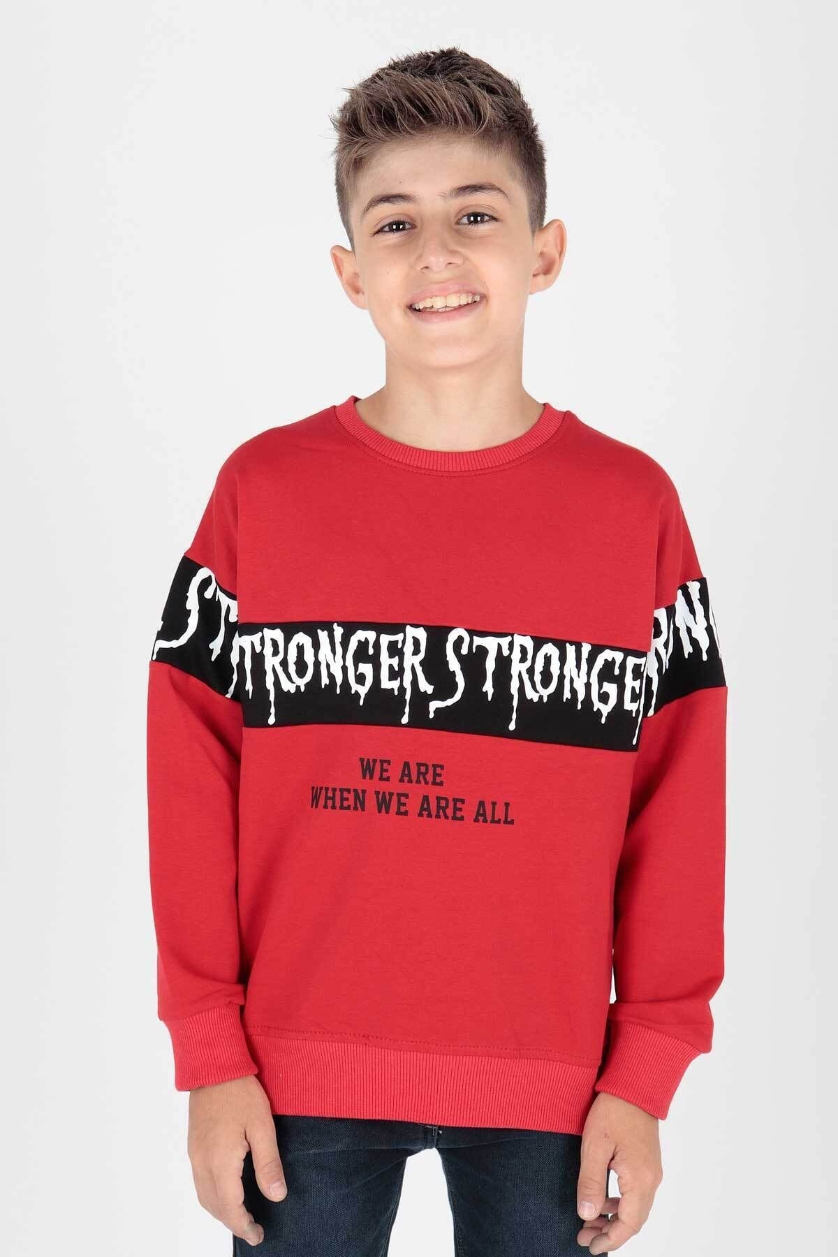 AHENK KİDS ERKEK STRONG BASKILI SWEAT