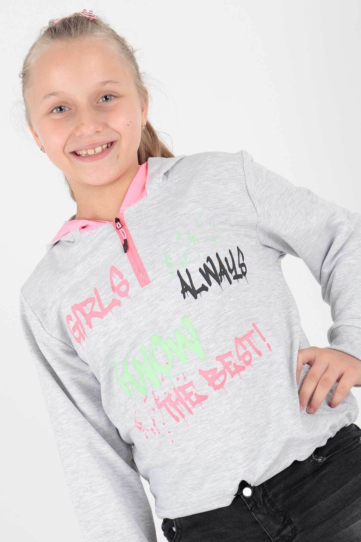 AHENK KİDS AK722407 GIRLS ALWAYS PRINTED CAP.SWEAT