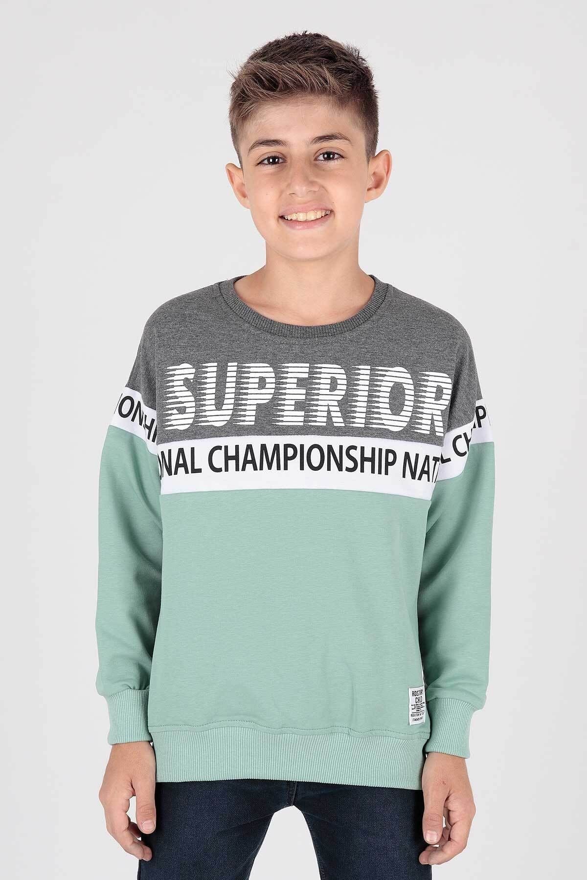 AHENK KİDS AK15118 MEN'S SUPERIORS PRINTED SWEAT