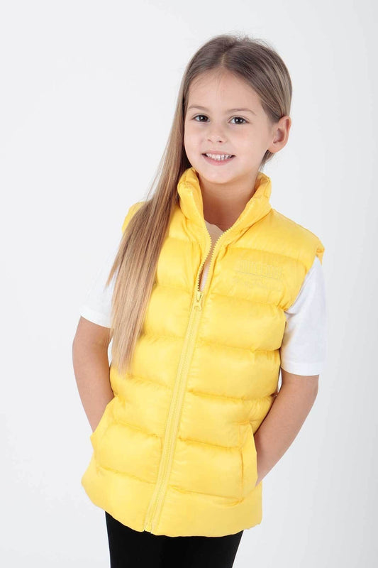 Girl's Embroidered Trendy Patterned Inflatable Vest without Hood Ak216869