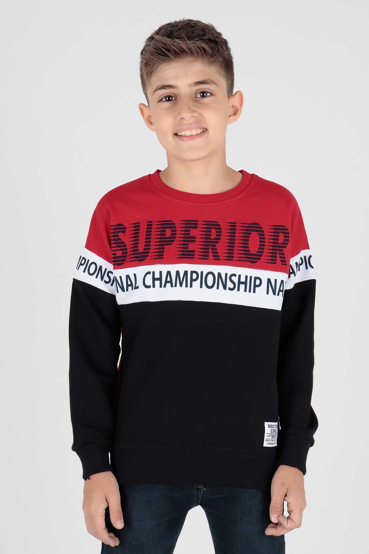 AHENK KİDS AK15118 MEN'S SUPERIORS PRINTED SWEAT