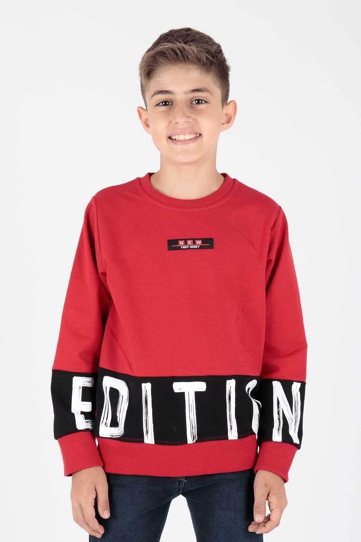 AHENK KİDS AK15121 MEN'S EDITION PRINTED SWEAT