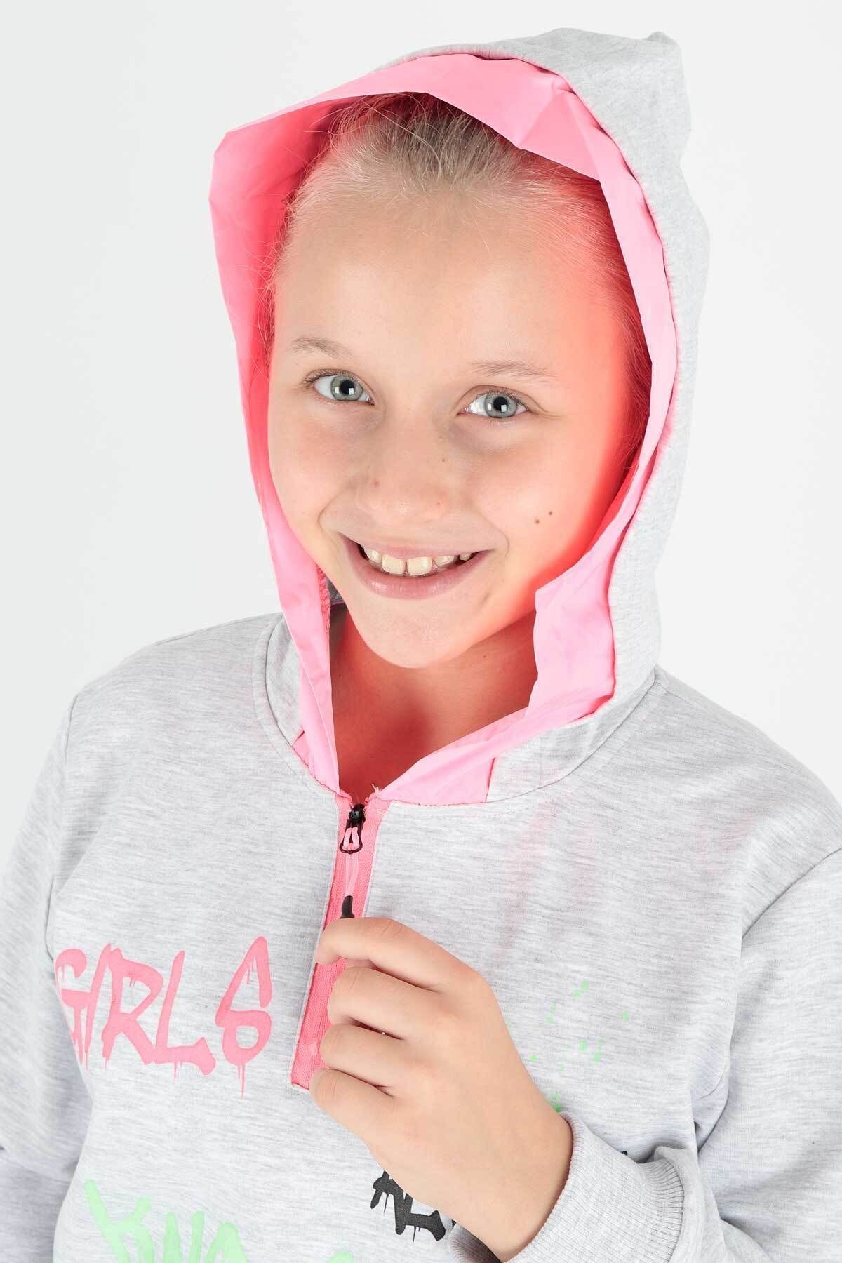 AHENK KİDS AK722407 GIRLS ALWAYS PRINTED CAP.SWEAT