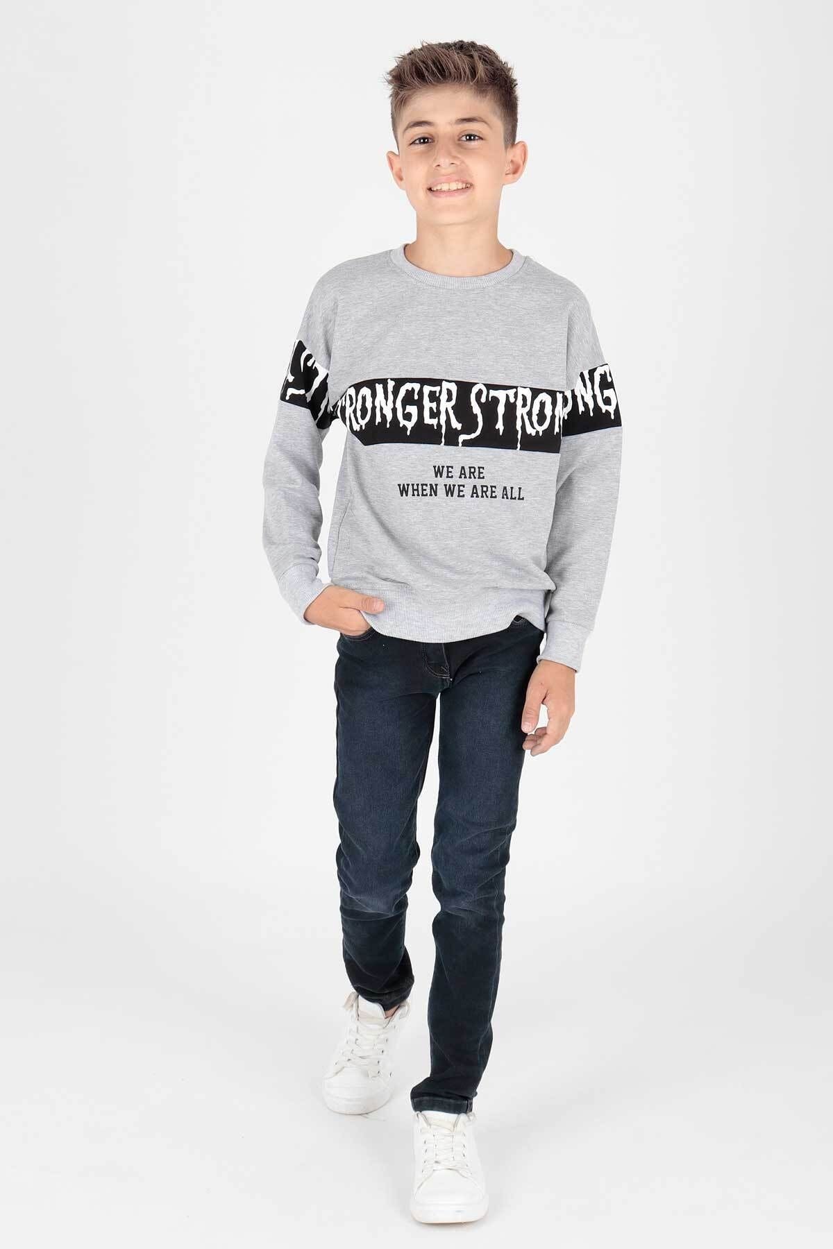 AHENK KİDS AK15106 MEN'S STRONG PRINTED SWEAT