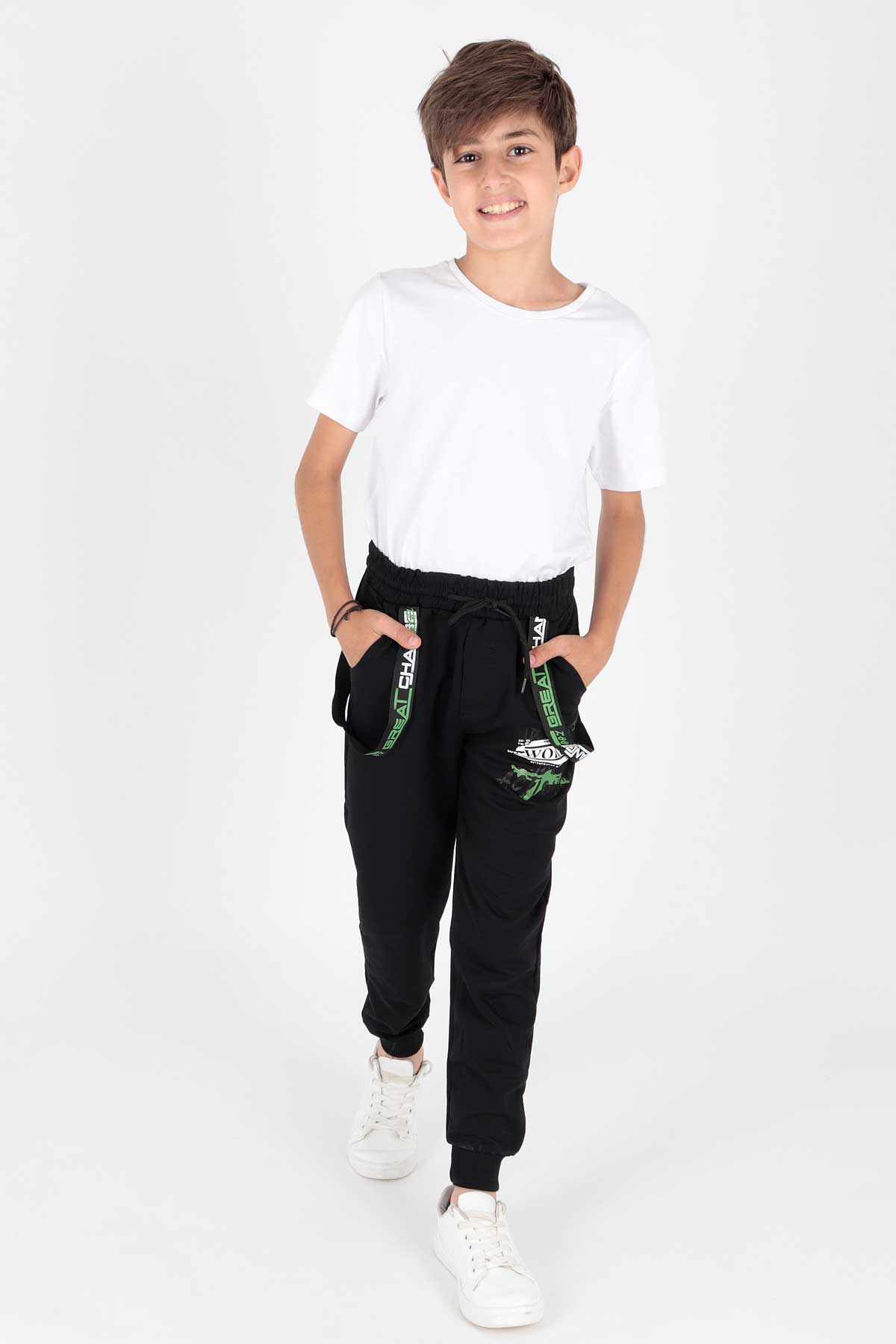 Boys' Works Printed Trend Sweatpants Ak2104