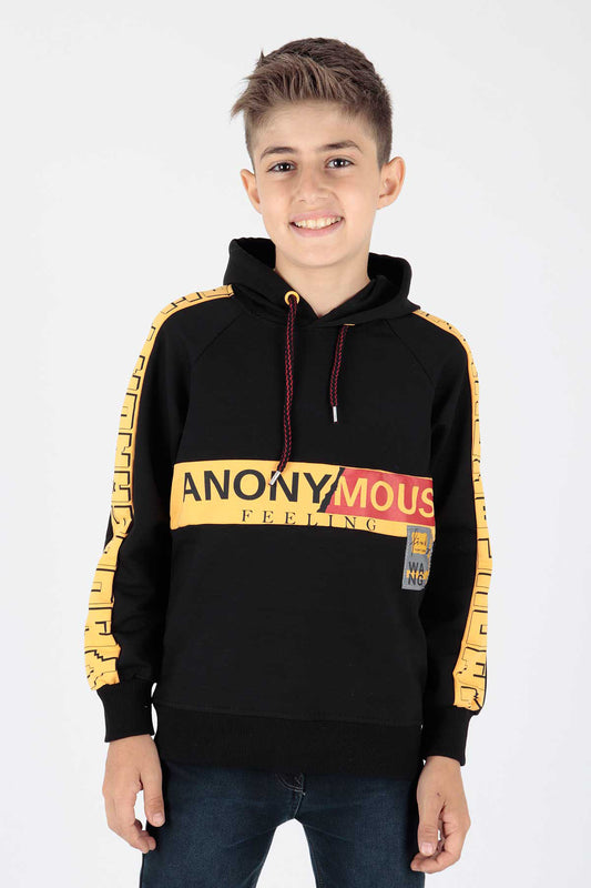 AHENK KİDS ERKEK ANONYMOUS BASKILI SWEAT