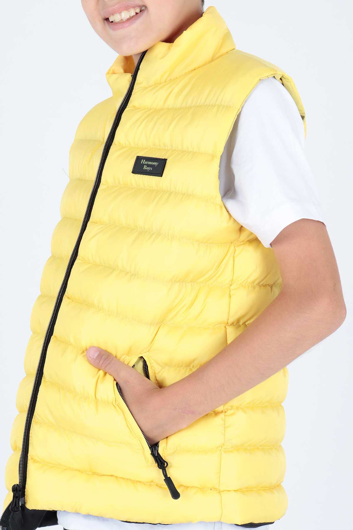 Boys Fashion Trend Inflatable Vest Without Hood Ak215354