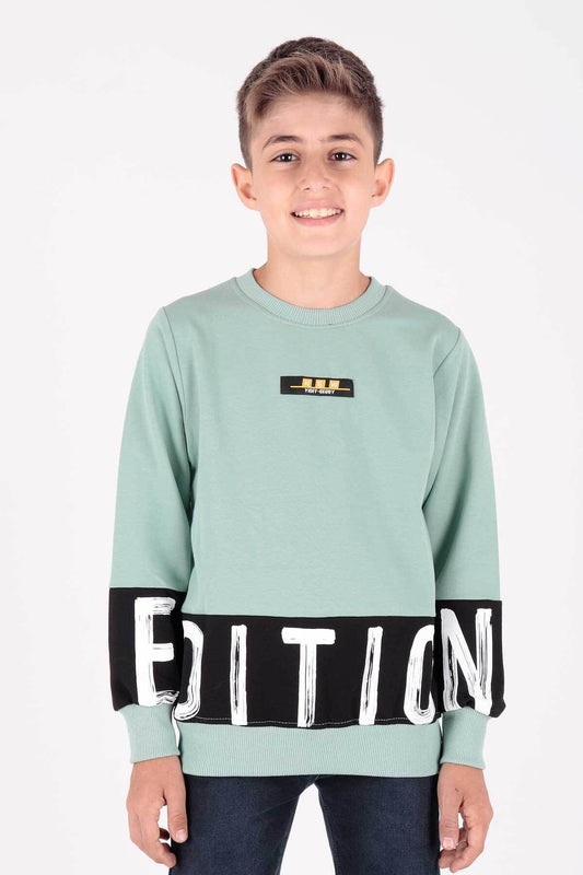 AHENK KİDS AK15121 MEN'S EDITION PRINTED SWEAT