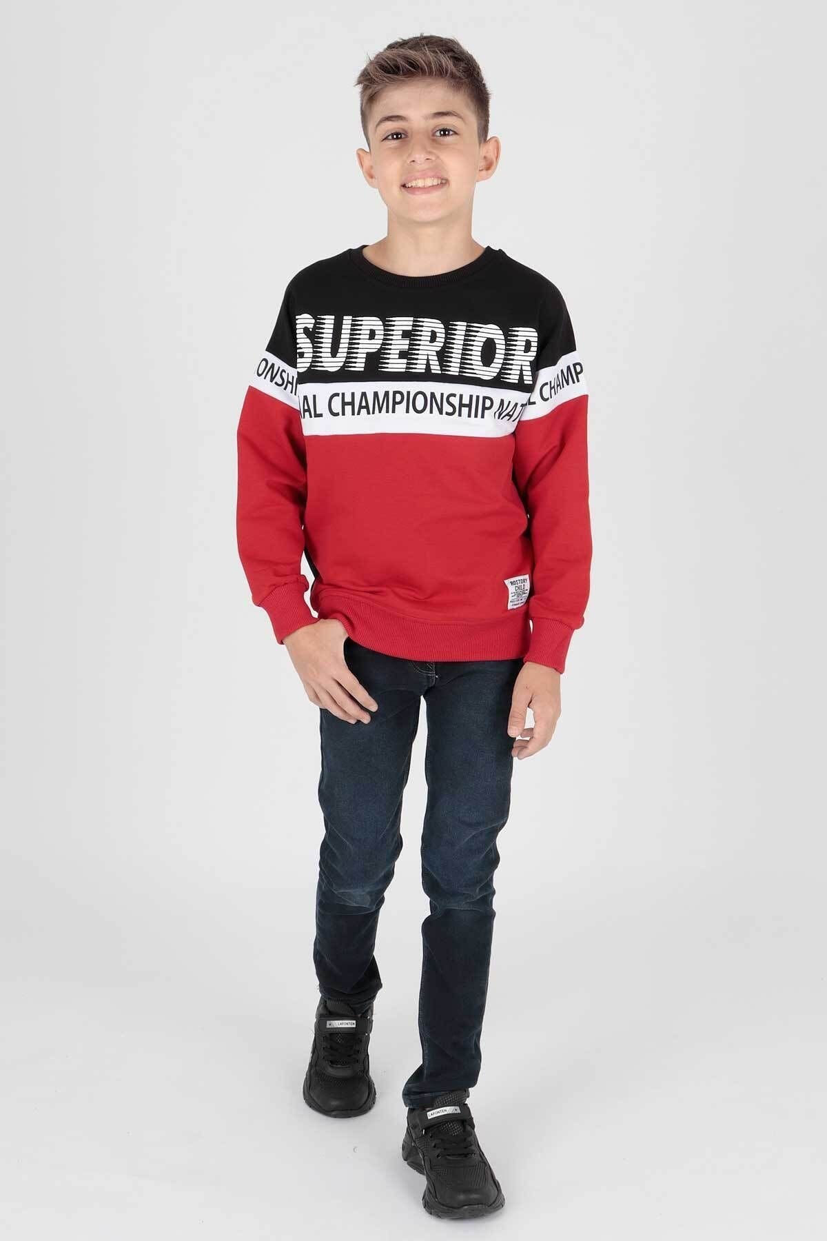 AHENK KİDS AK15118 MEN'S SUPERIORS PRINTED SWEAT