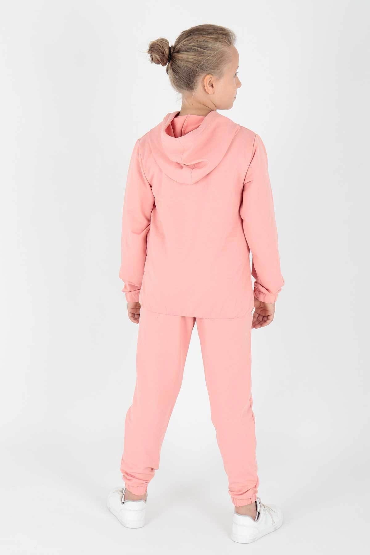 Girl's Young Printed Trend Tracksuit Set Ak2233