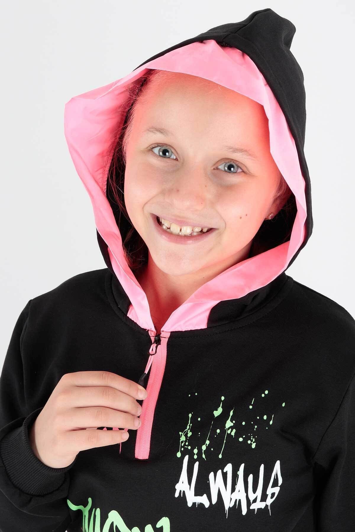 AHENK KİDS AK722407 GIRLS ALWAYS PRINTED CAP.SWEAT