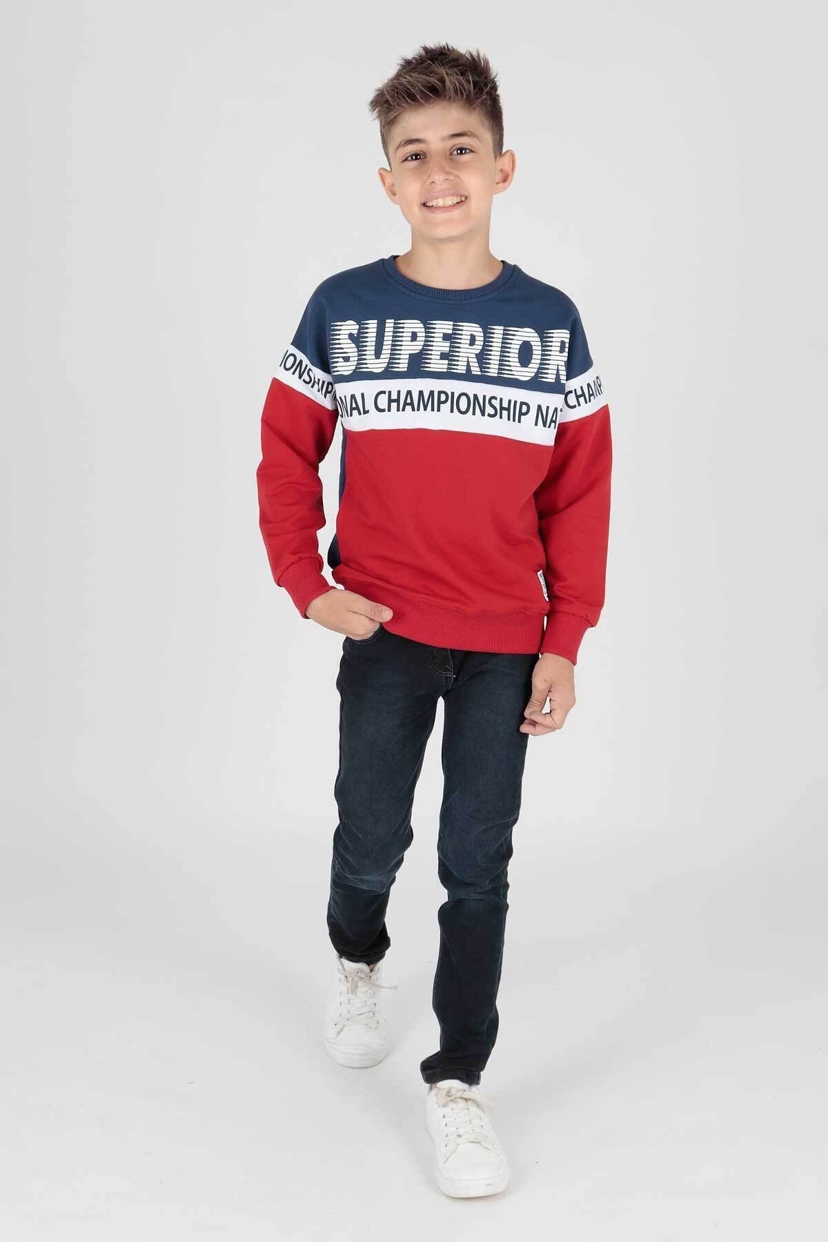 AHENK KİDS AK15118 MEN'S SUPERIORS PRINTED SWEAT