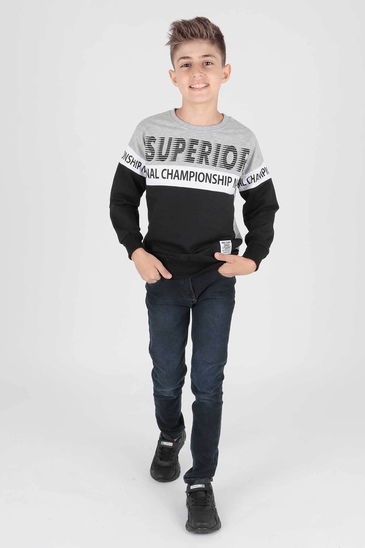 AHENK KİDS AK15118 MEN'S SUPERIORS PRINTED SWEAT