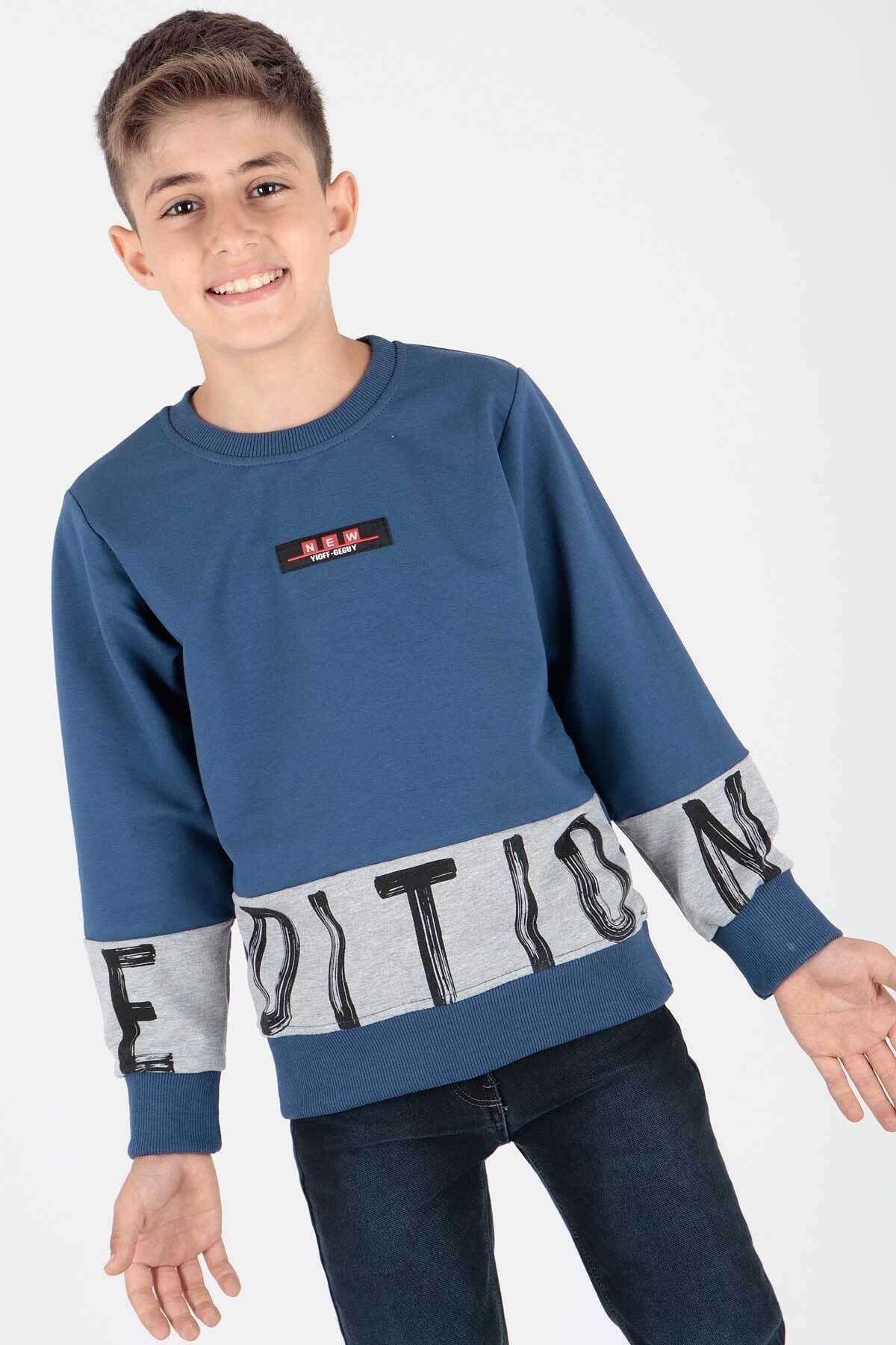 AHENK KİDS AK15121 MEN'S EDITION PRINTED SWEAT