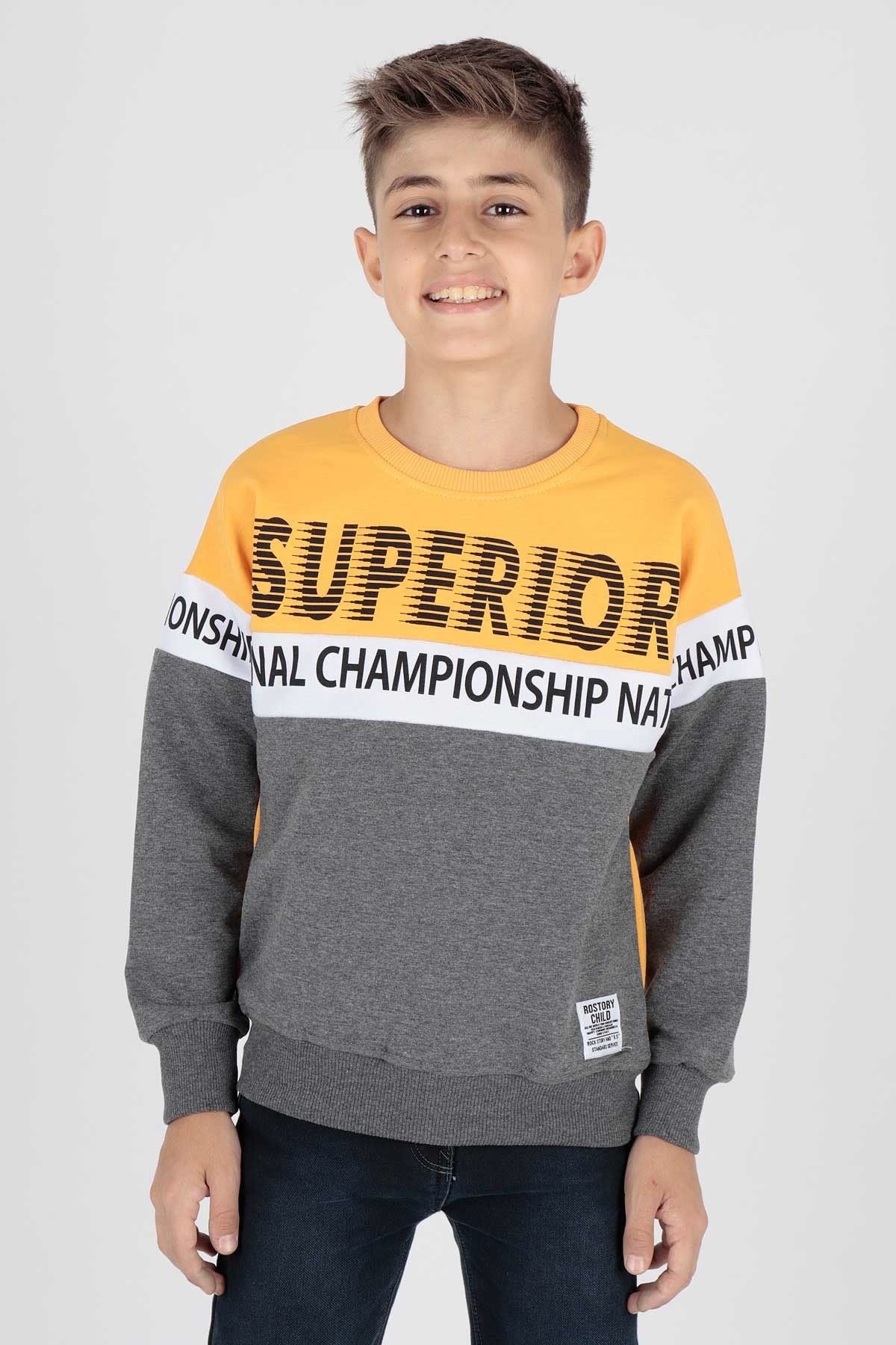 AHENK KİDS AK15118 MEN'S SUPERIORS PRINTED SWEAT