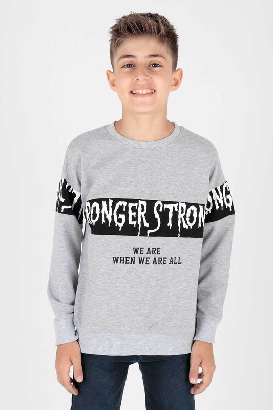 AHENK KİDS ERKEK STRONG BASKILI SWEAT