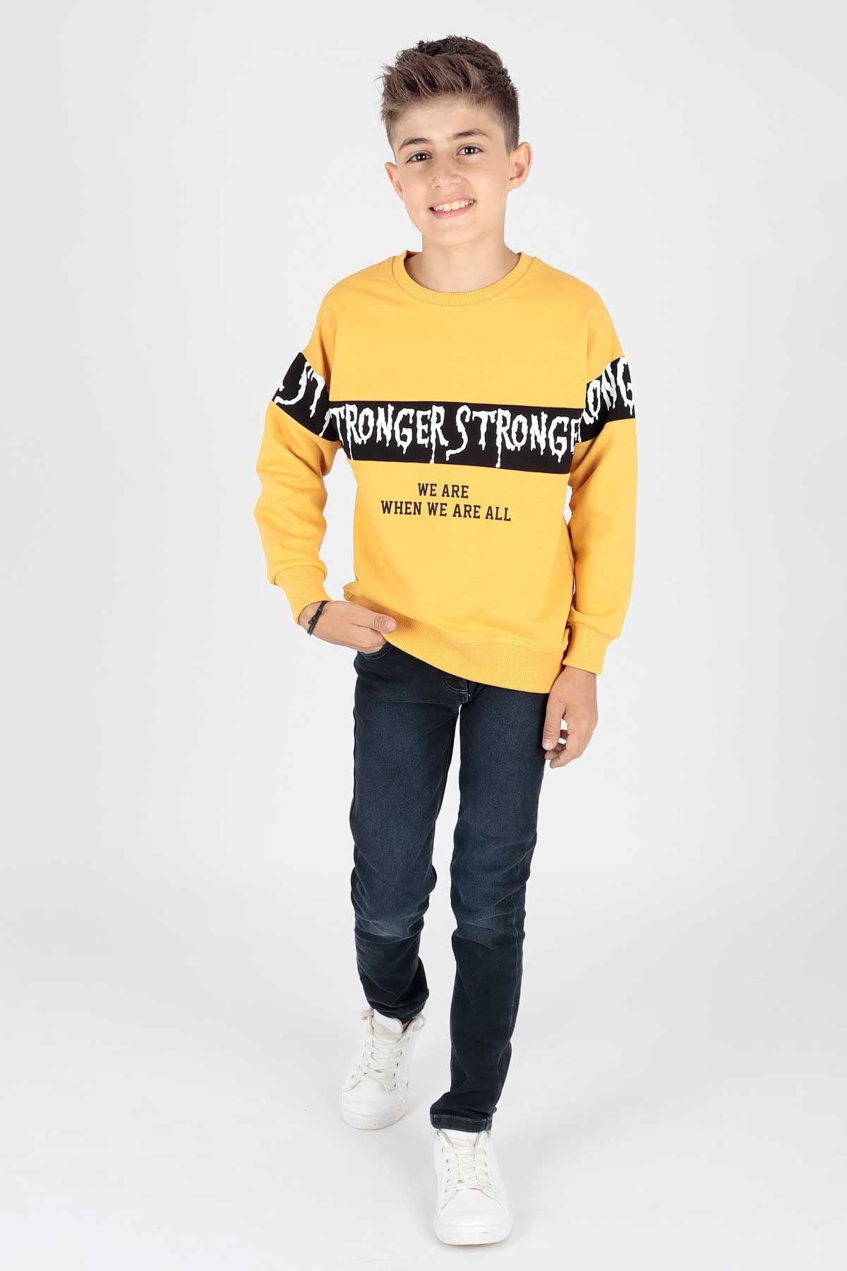 AHENK KİDS AK15106 MEN'S STRONG PRINTED SWEAT