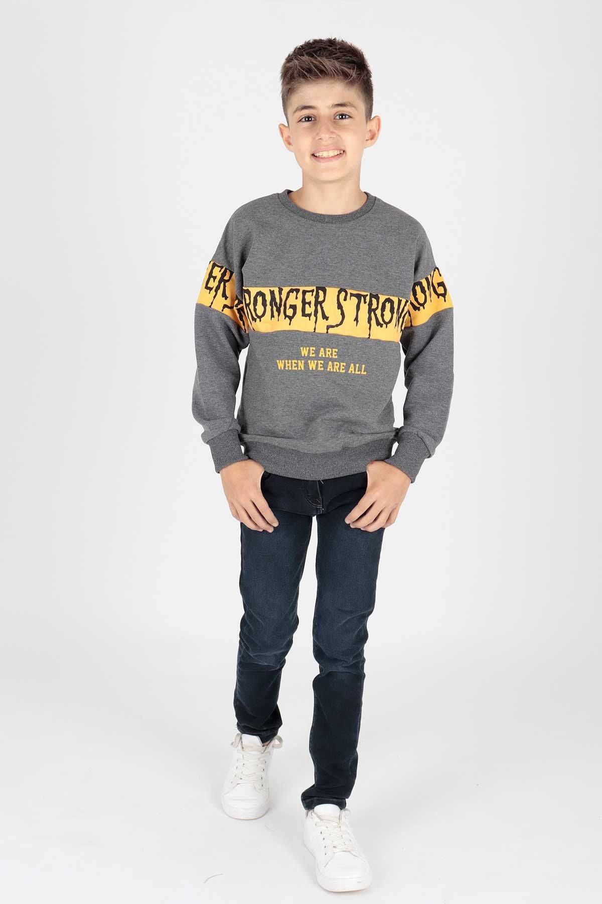 AHENK KİDS AK15106 MEN'S STRONG PRINTED SWEAT