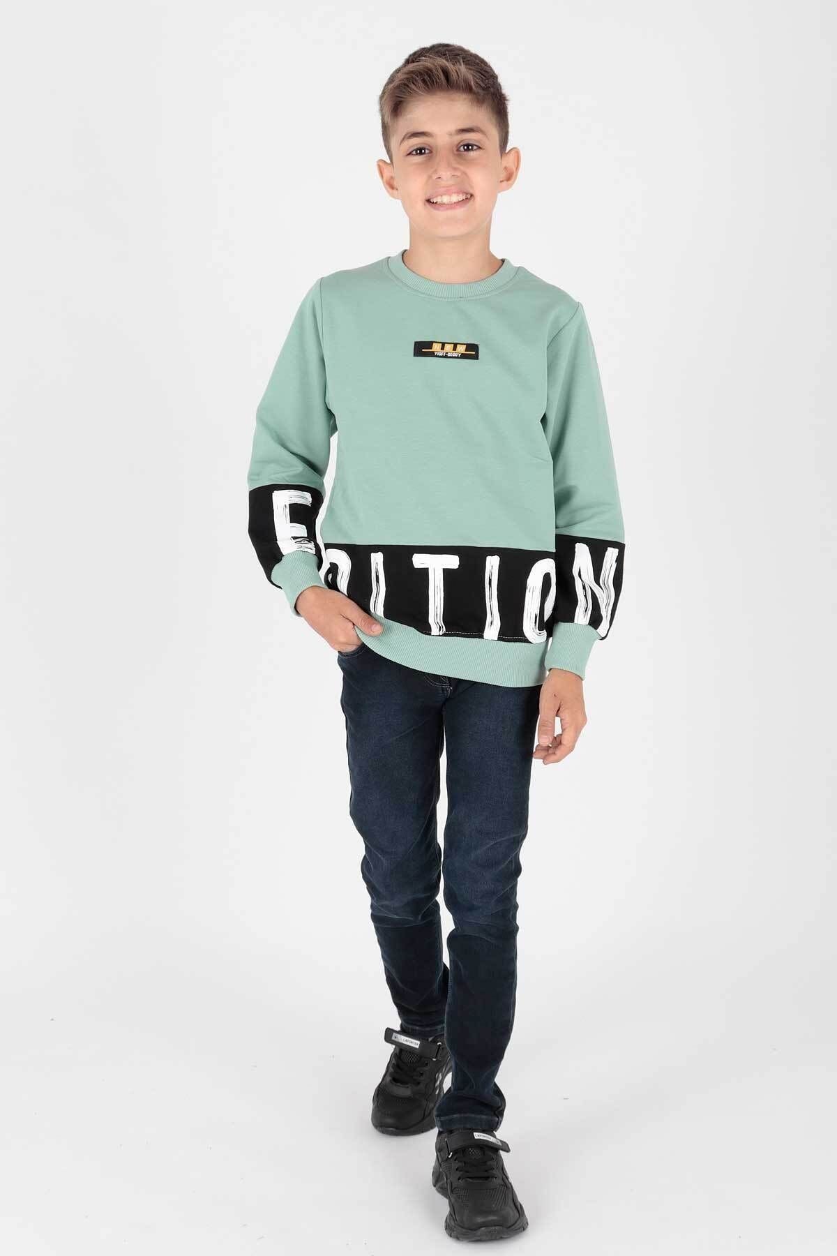 AHENK KİDS AK15121 MEN'S EDITION PRINTED SWEAT