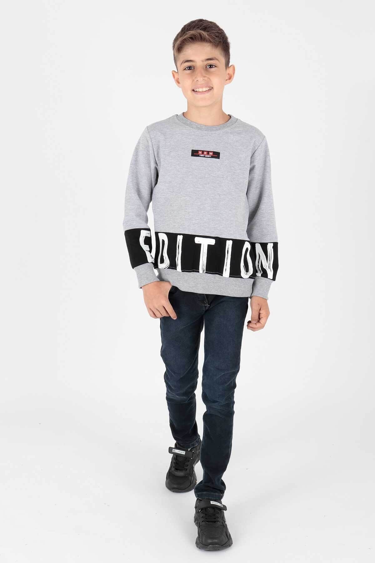 AHENK KİDS AK15121 MEN'S EDITION PRINTED SWEAT