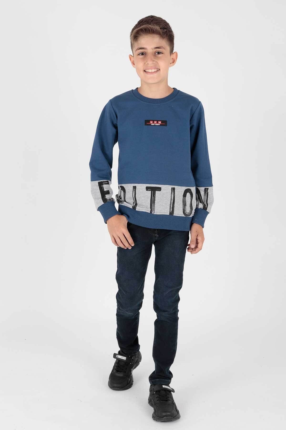 AHENK KİDS AK15121 MEN'S EDITION PRINTED SWEAT