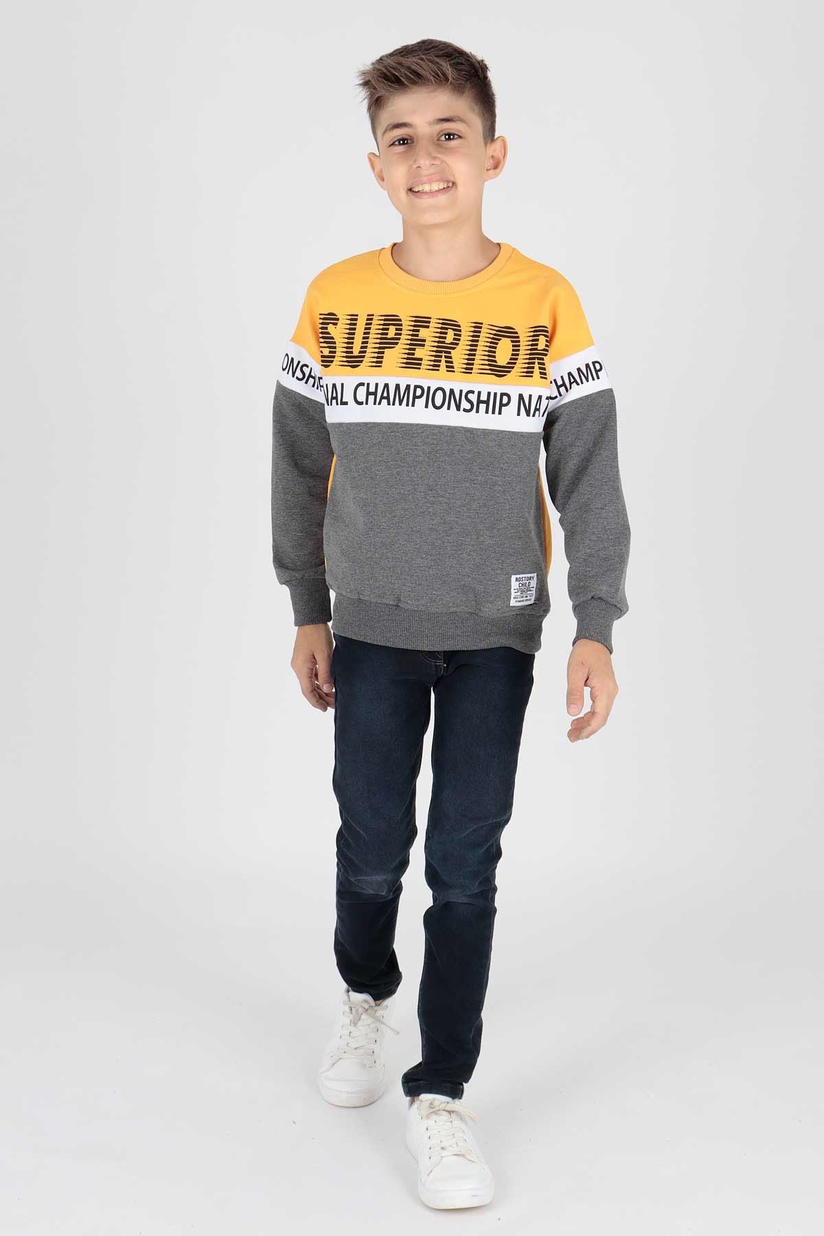 AHENK KİDS AK15118 MEN'S SUPERIORS PRINTED SWEAT