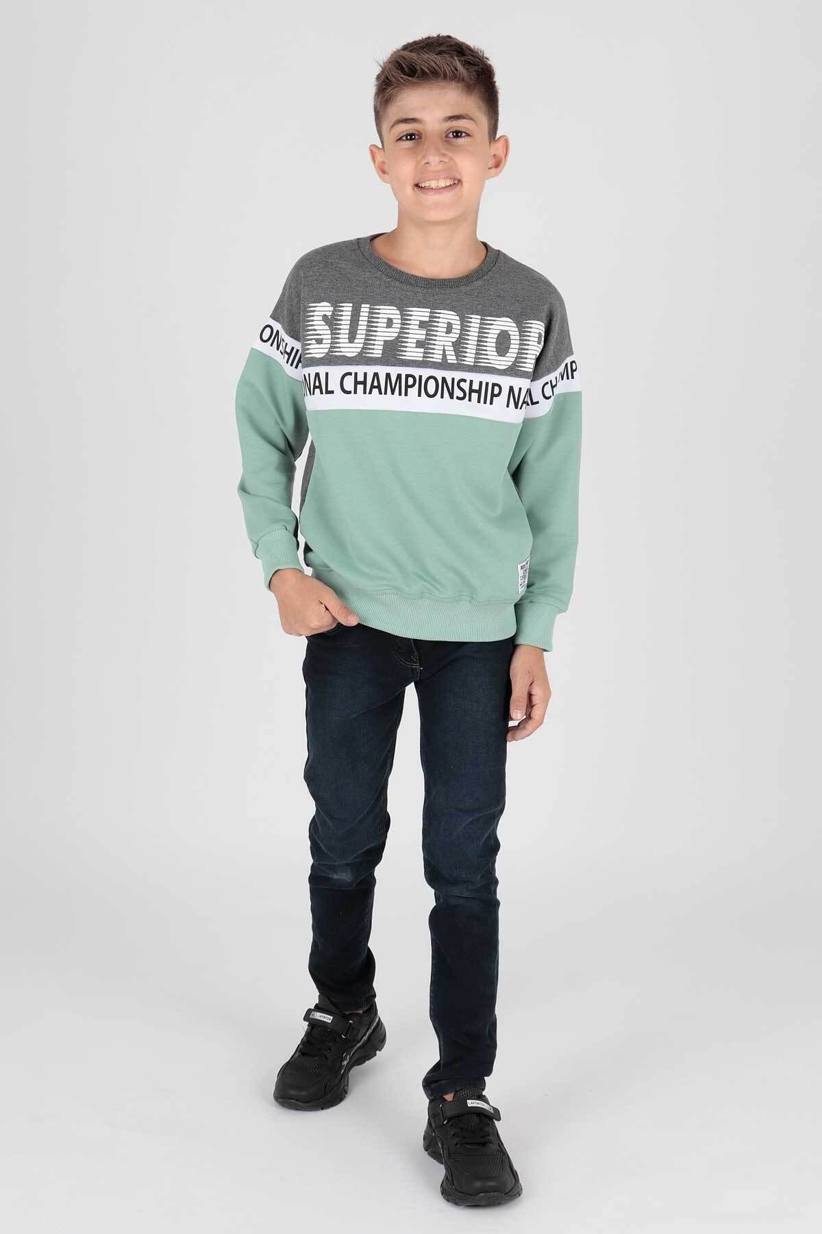 AHENK KİDS AK15118 MEN'S SUPERIORS PRINTED SWEAT