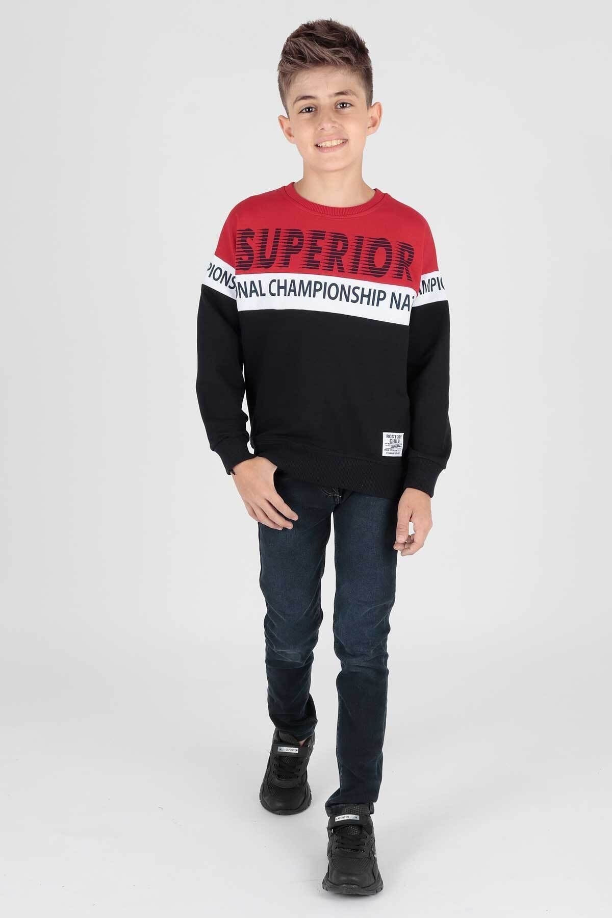 AHENK KİDS AK15118 MEN'S SUPERIORS PRINTED SWEAT