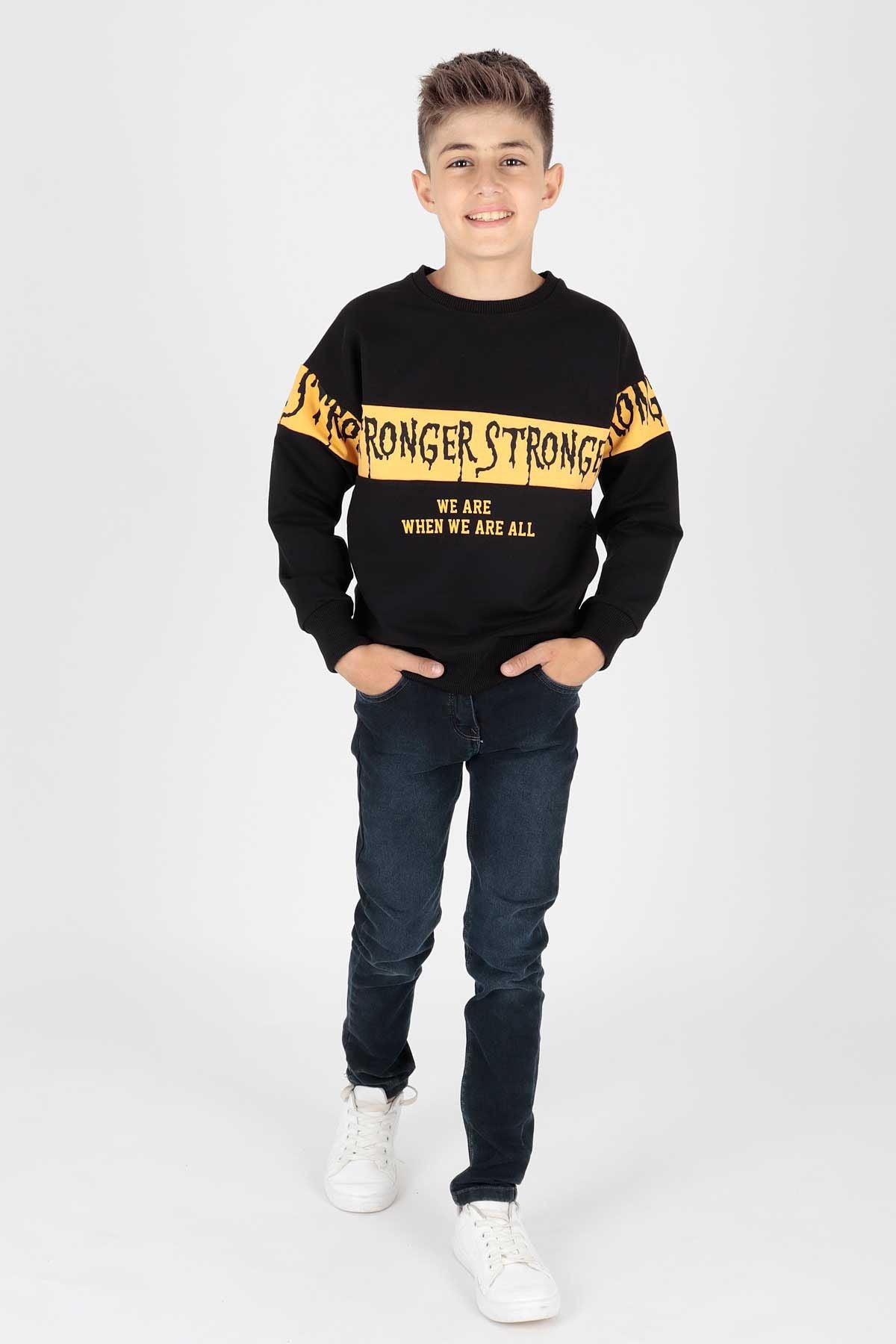 AHENK KİDS AK15106 MEN'S STRONG PRINTED SWEAT