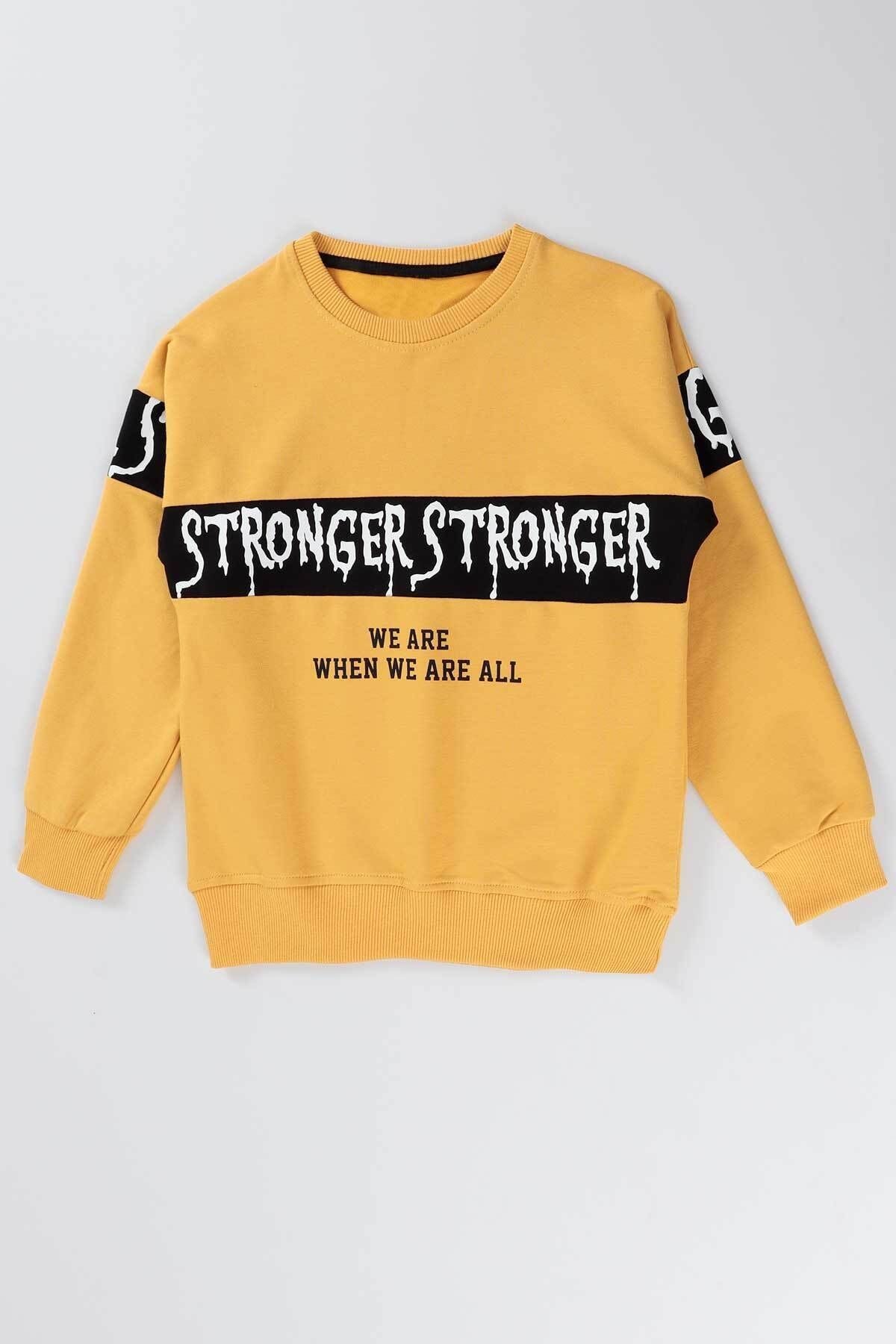 AHENK KİDS ERKEK STRONG BASKILI SWEAT