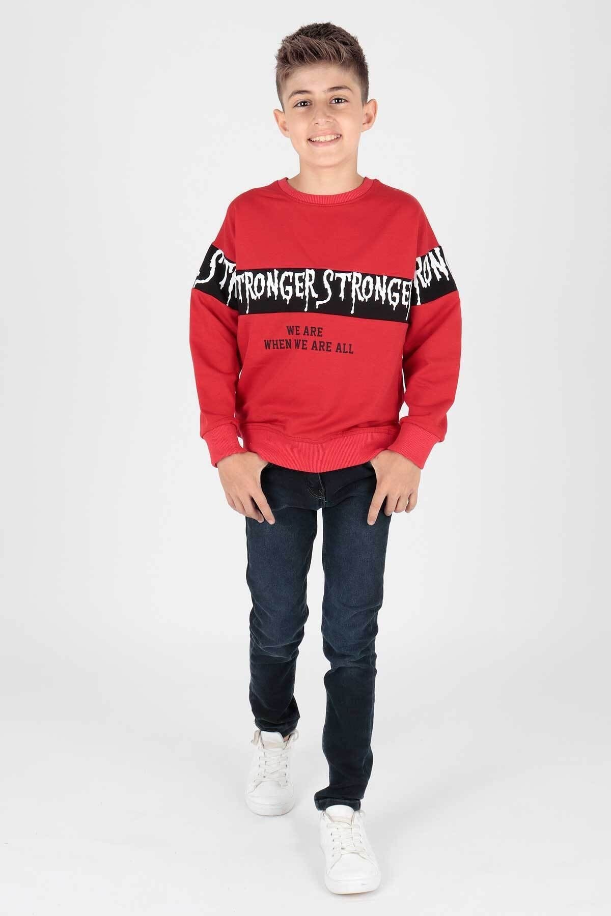 AHENK KİDS AK15106 MEN'S STRONG PRINTED SWEAT