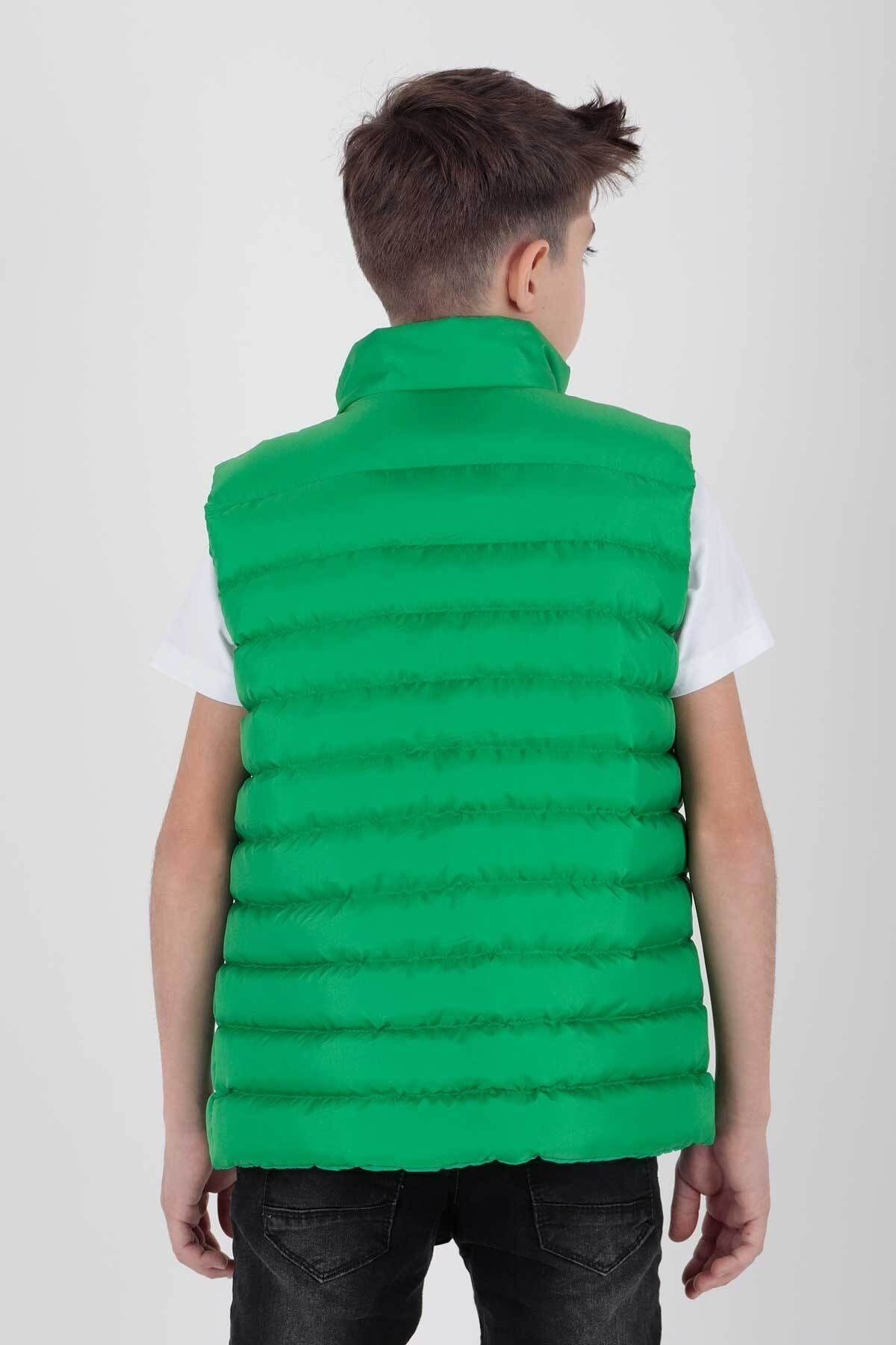 Boys Fashion Trend Inflatable Vest Without Hood Ak215354