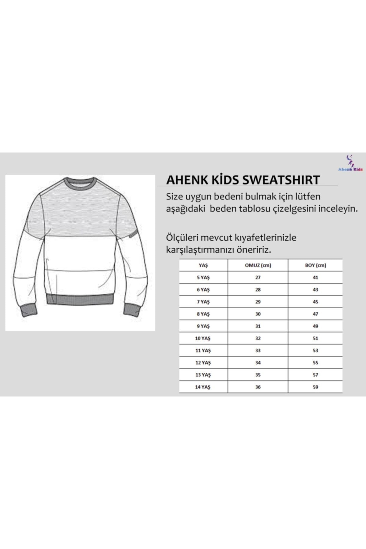 AHENK KİDS ERKEK EDİTİON BASKILI SWEAT