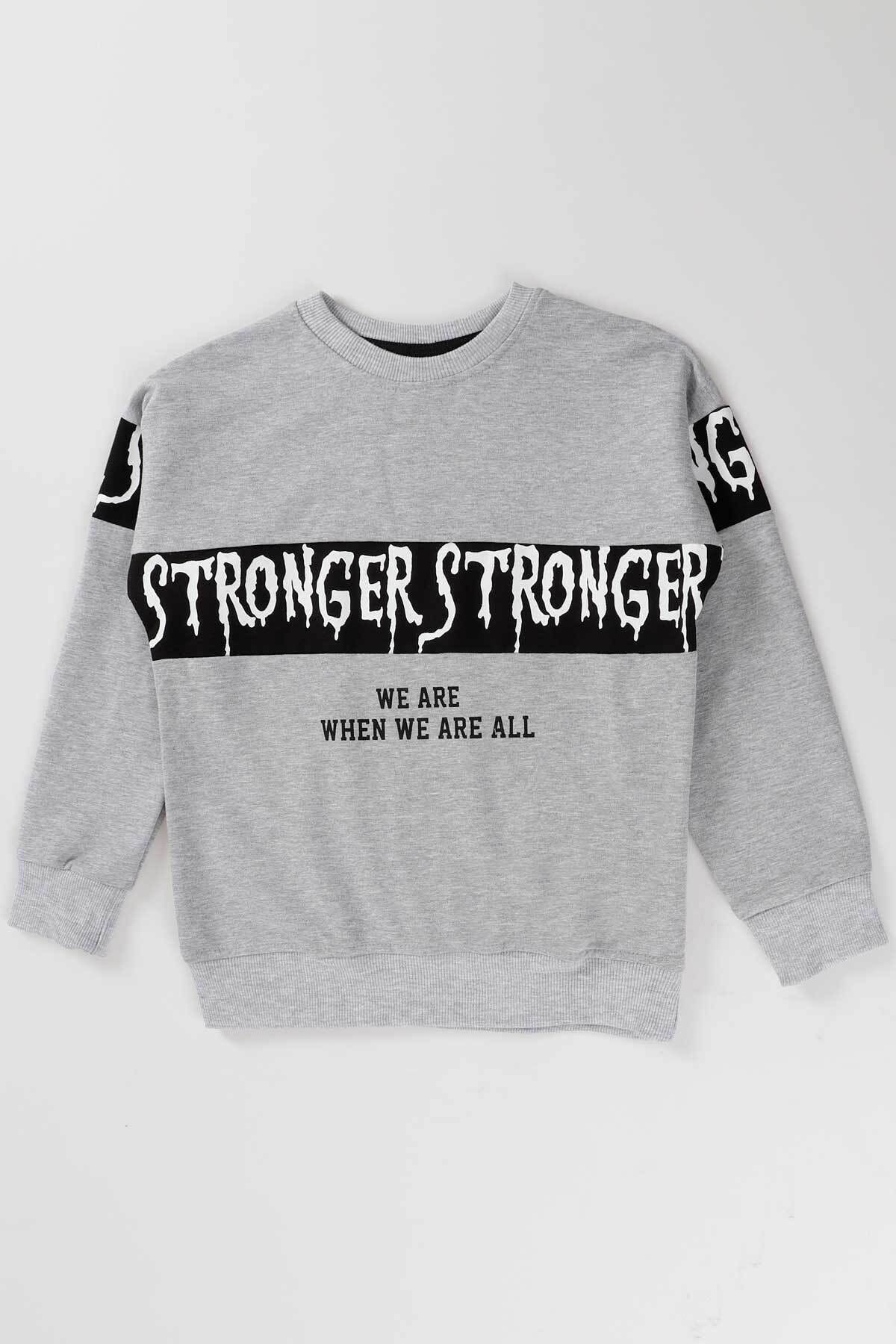 AHENK KİDS ERKEK STRONG BASKILI SWEAT