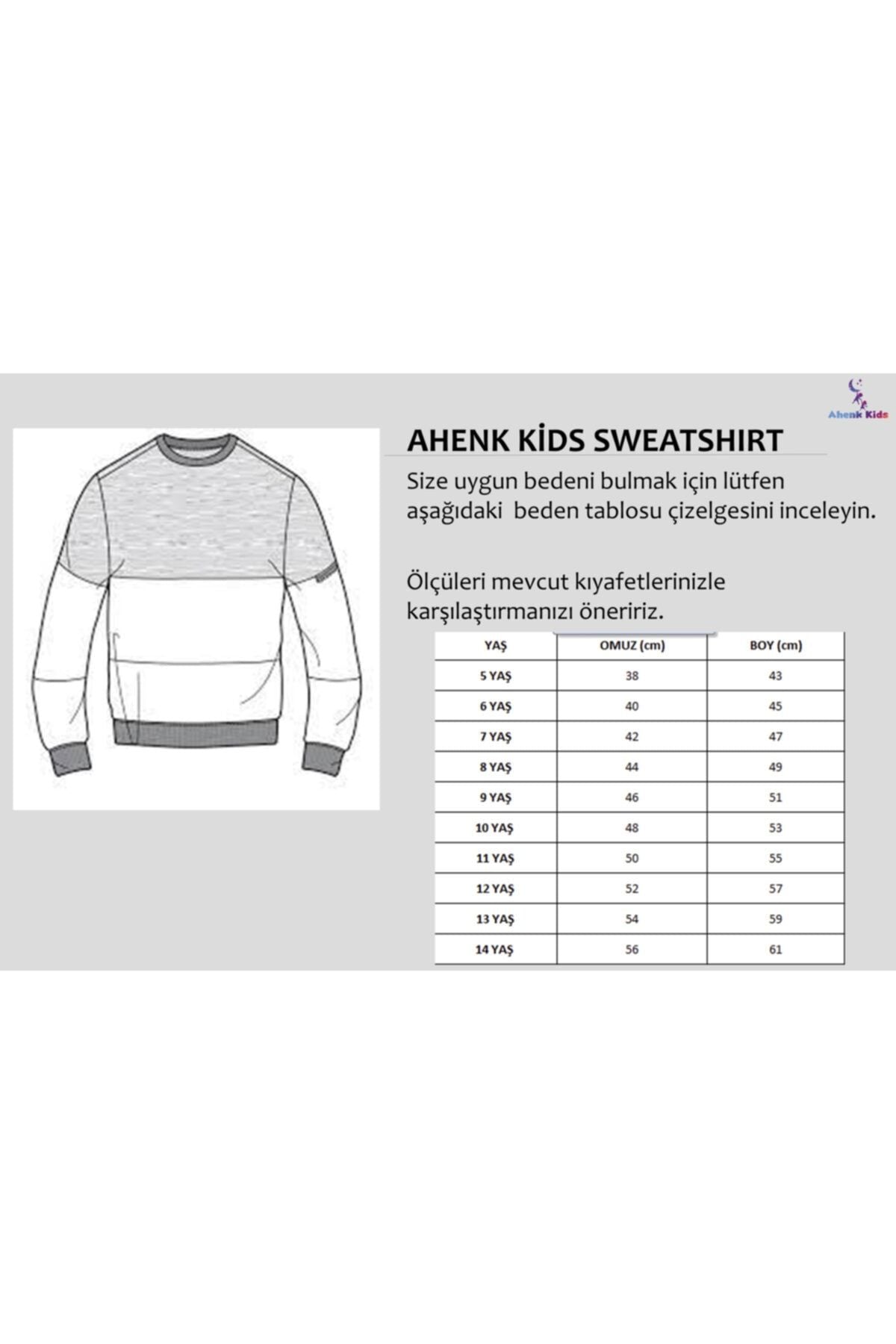 AHENK KİDS AK15106 MEN'S STRONG PRINTED SWEAT