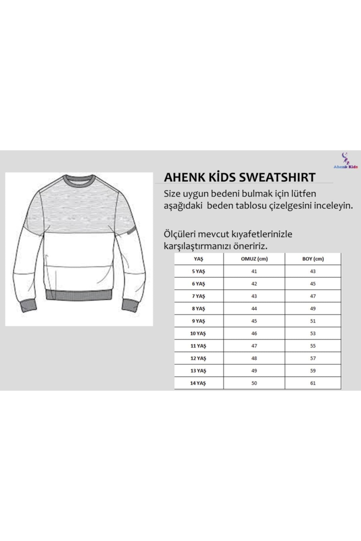 AHENK KİDS KIZ SUBTLE BASKILI SWEAT