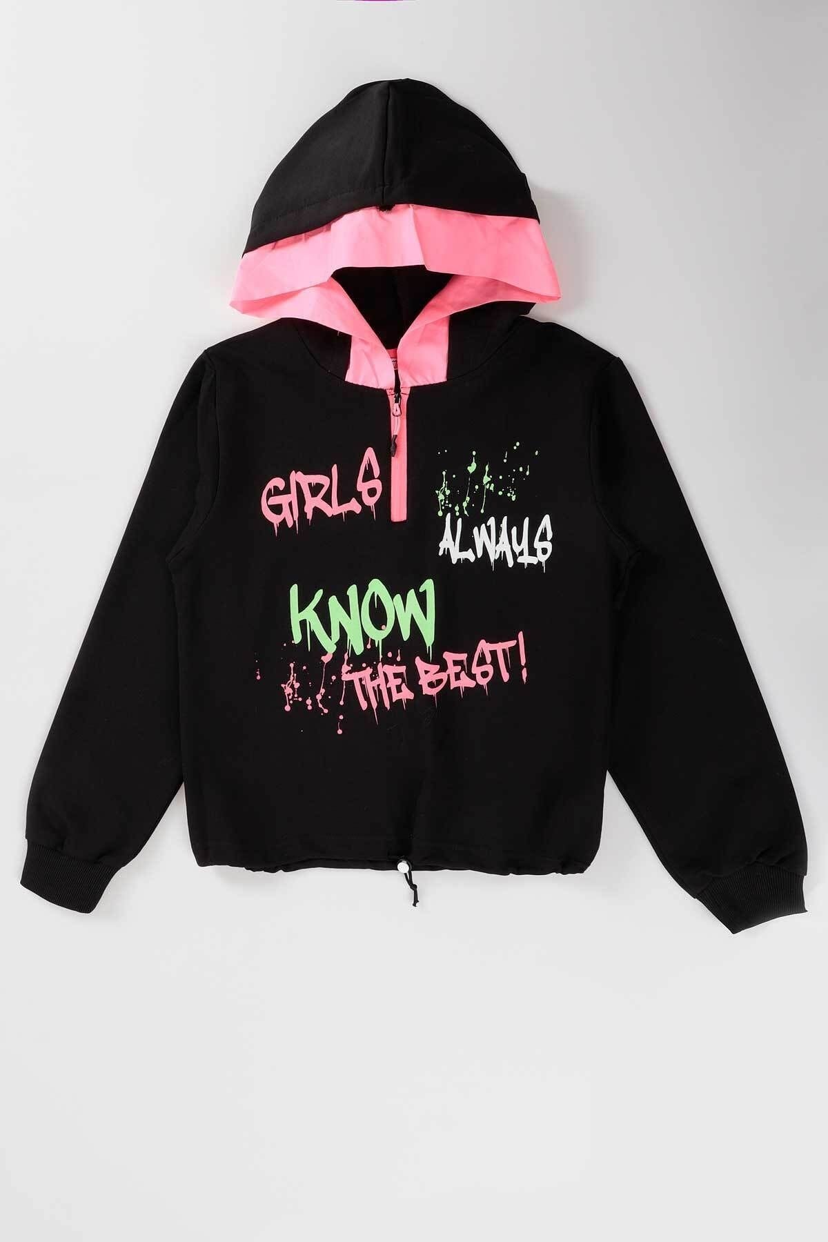 AHENK KİDS AK722407 GIRLS ALWAYS PRINTED CAP.SWEAT