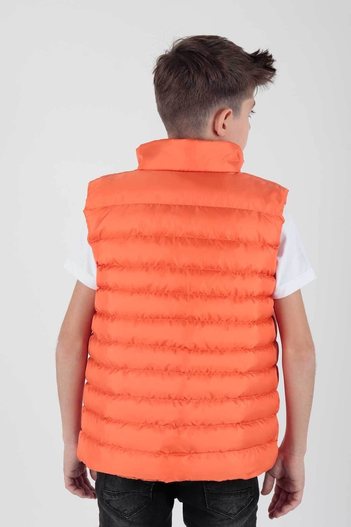 Boys Fashion Trend Inflatable Vest Without Hood Ak215354