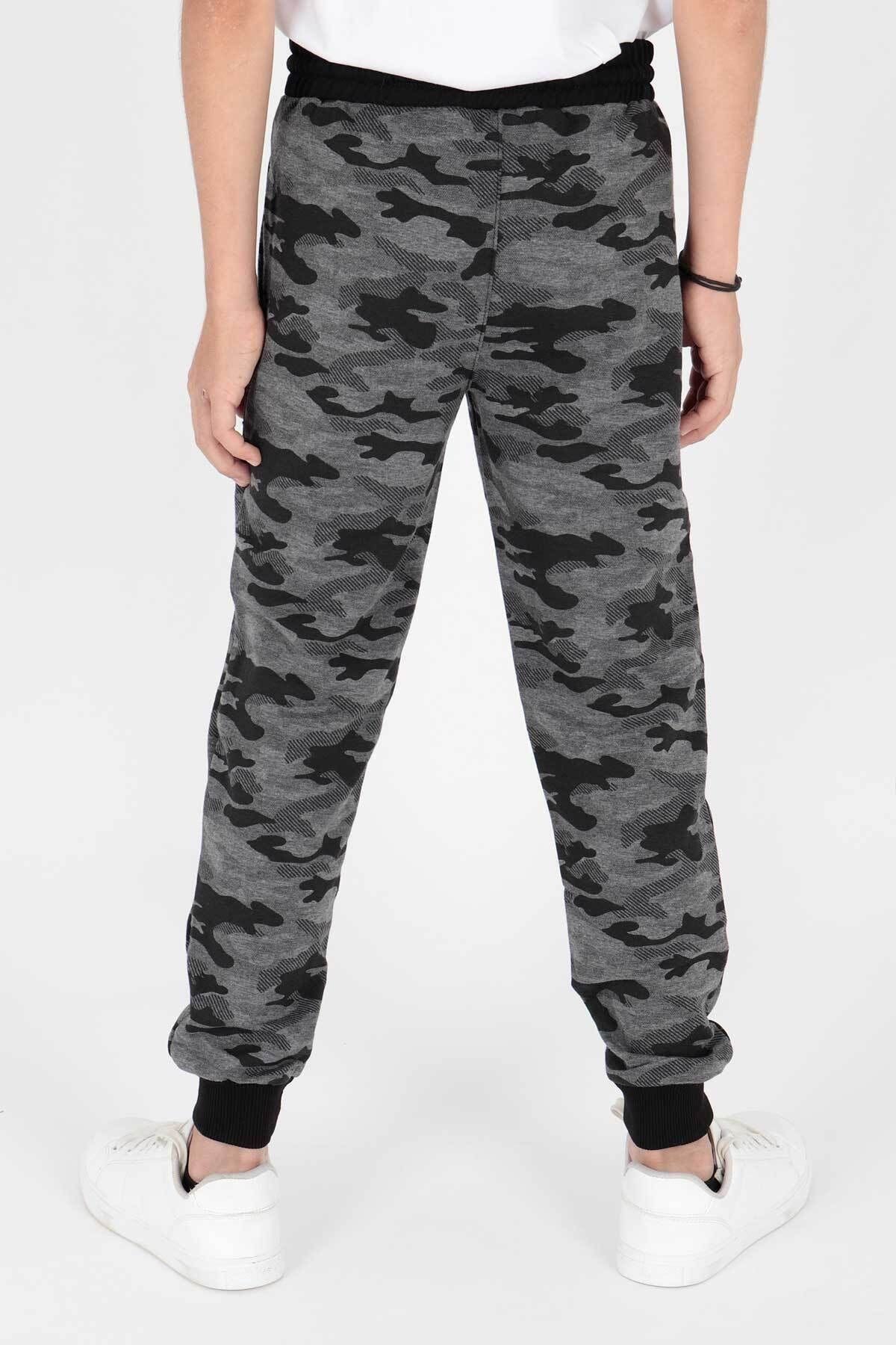 AHENK KİDS BOYS 07 PRINTED CAMOUFLAGE SWEATPANTS AK2132