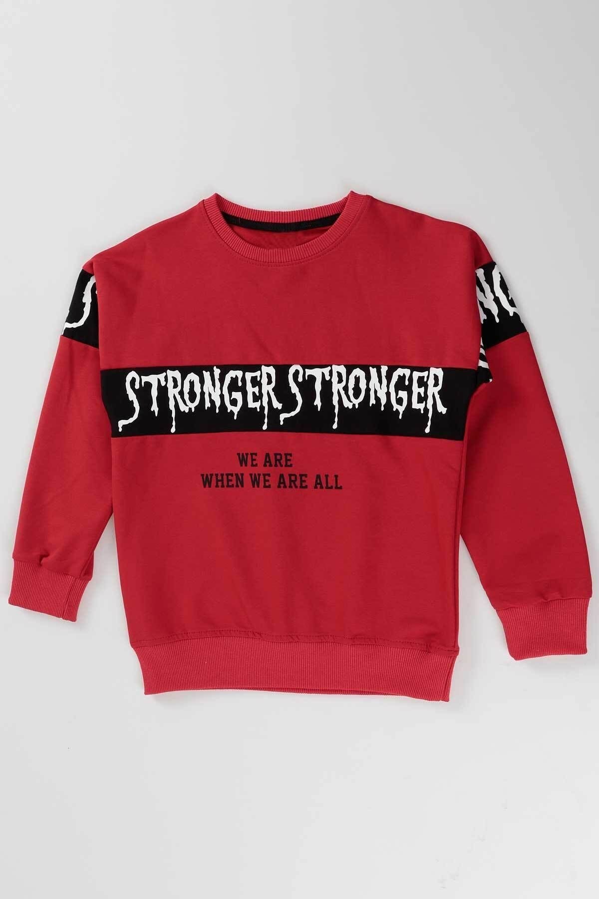 AHENK KİDS ERKEK STRONG BASKILI SWEAT