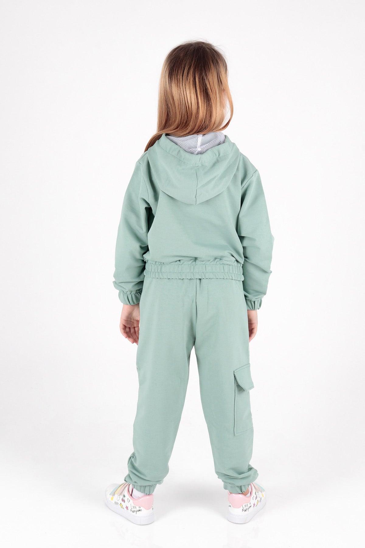 Girl's Tracksuit Set with Pockets Ak2234