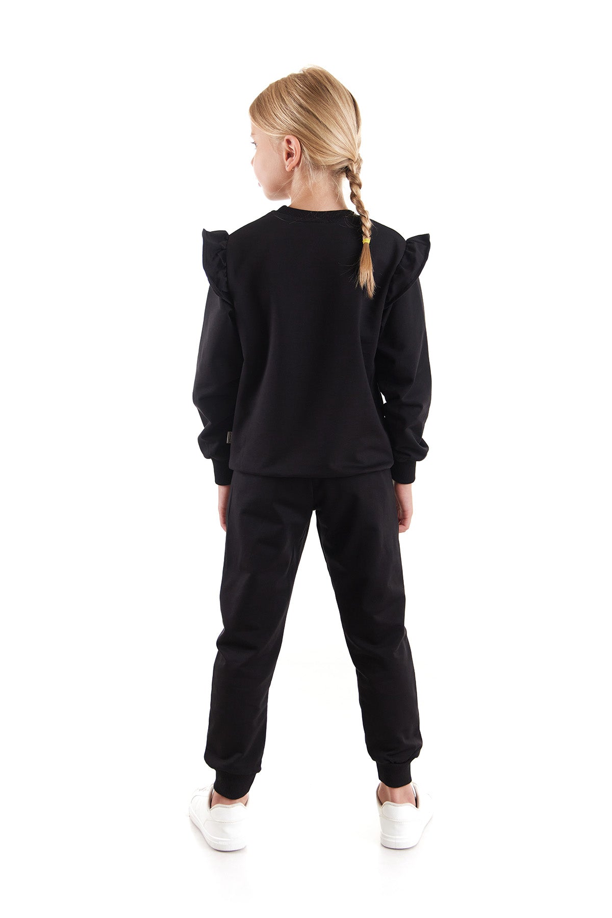 Girl's Ruffle Detailed Trend Tracksuit Set Ak2515