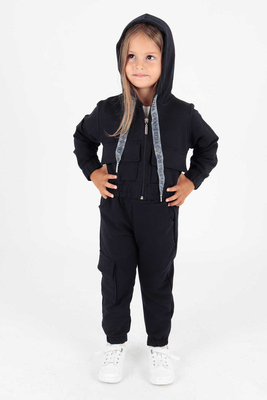 Girl's Tracksuit Set with Pockets Ak2234