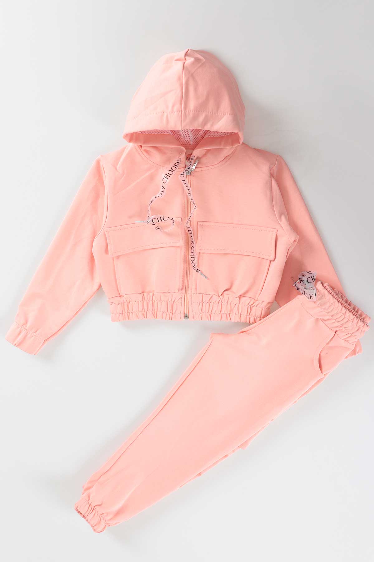 Girl's Tracksuit Set with Pockets Ak2234