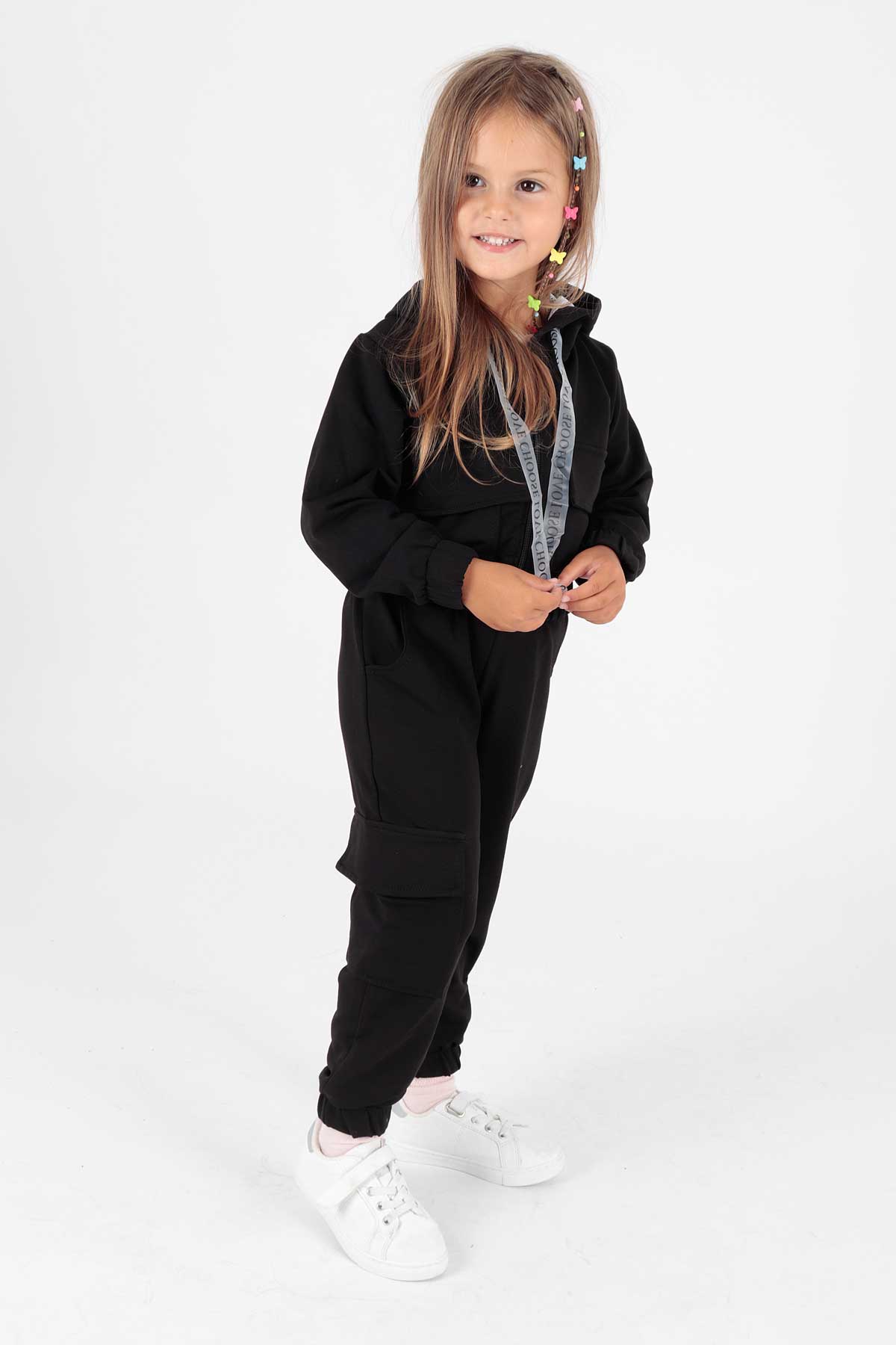 Girl's Tracksuit Set with Pockets Ak2234