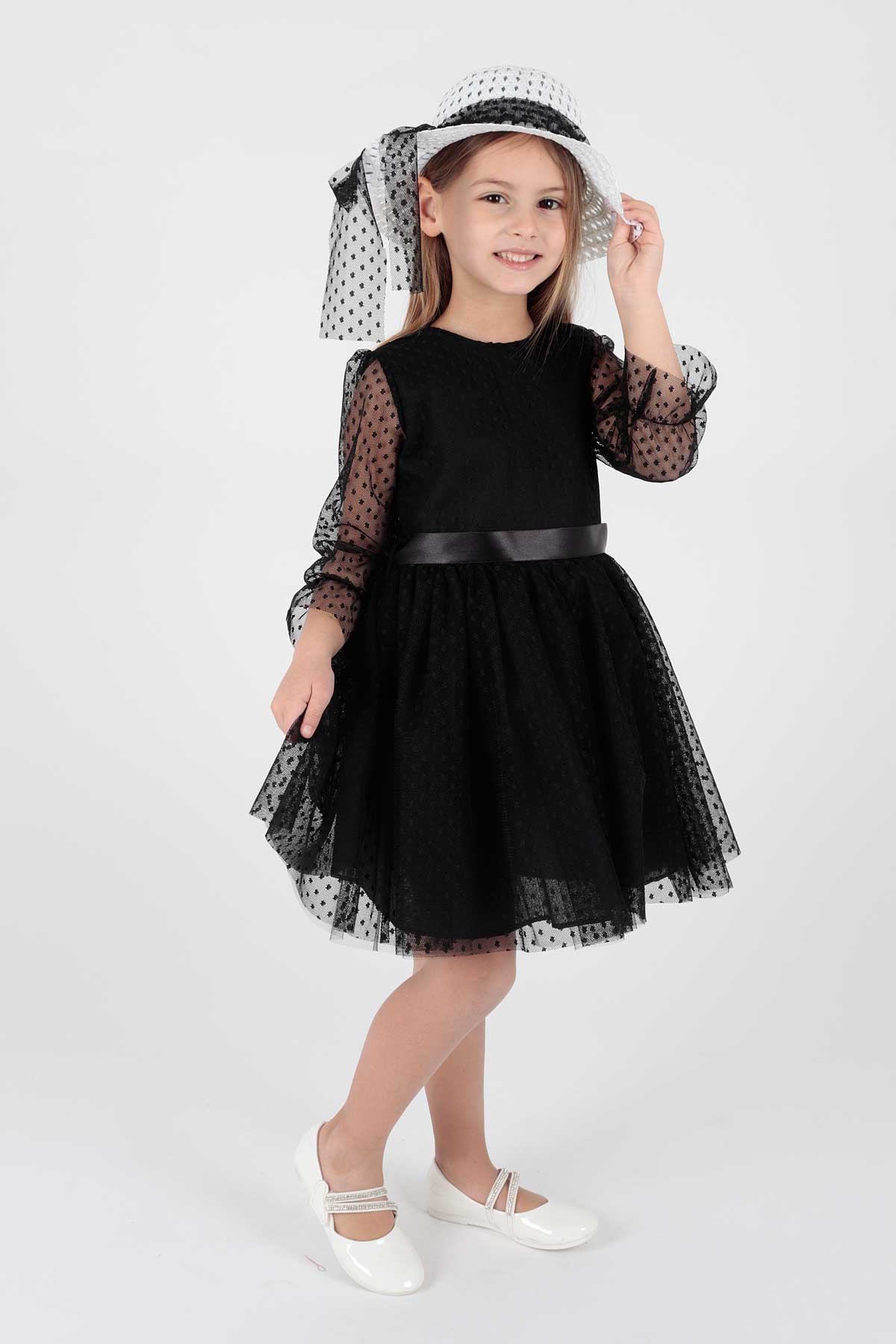 Girl's Hat And Tulle Lace Trend Evening Dresses Ak2228