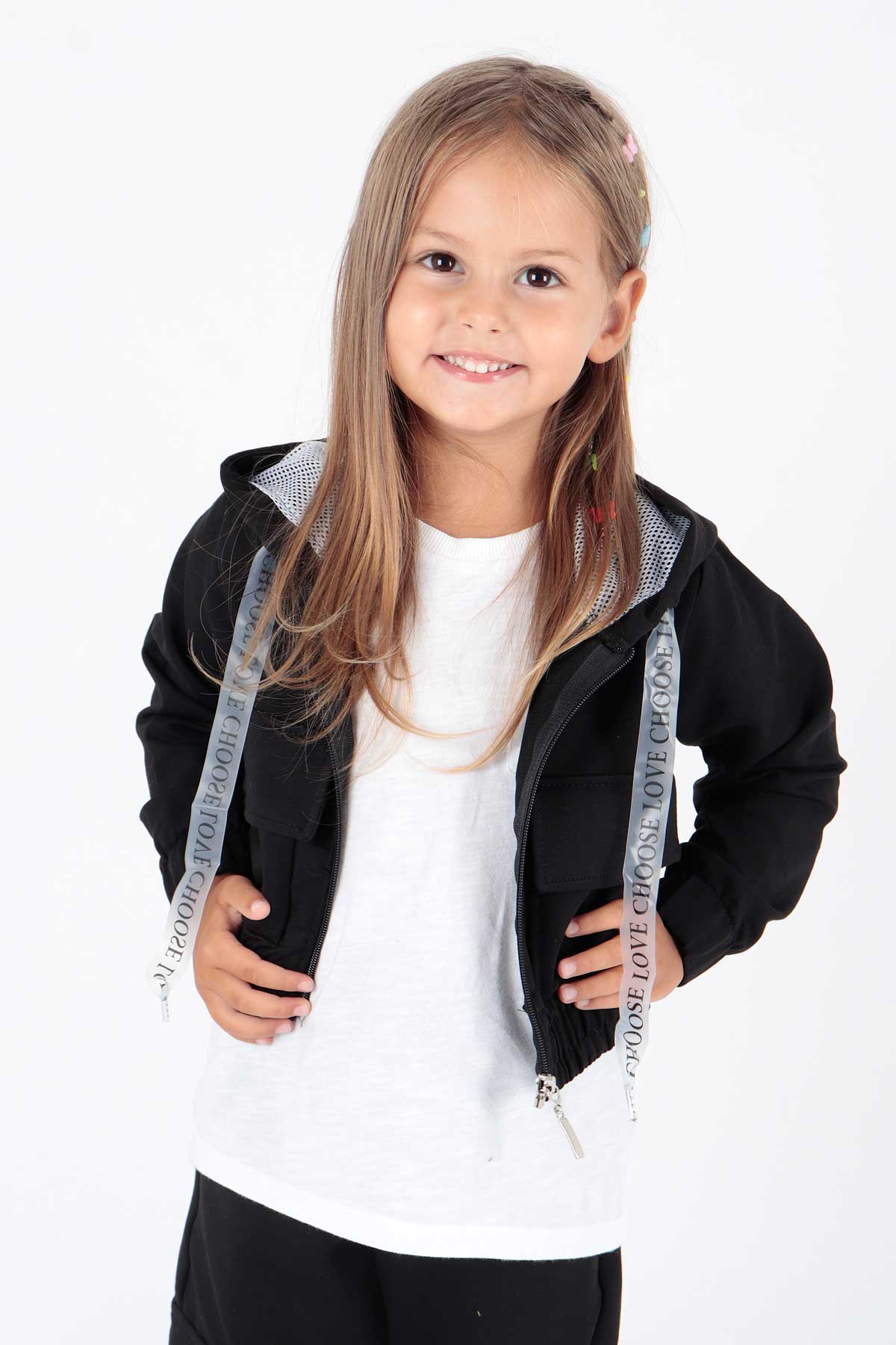 Girl's Tracksuit Set with Pockets Ak2234